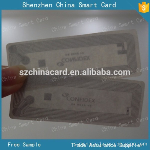13.56Mhz NFC tag with High quality sticker Smart recycled paper label plain